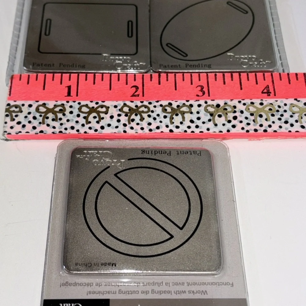 Cuttlebug Silver Die Set CUTTLEBUG NO SIGN DIE Cuttlebug SLIDERS DIES NWT